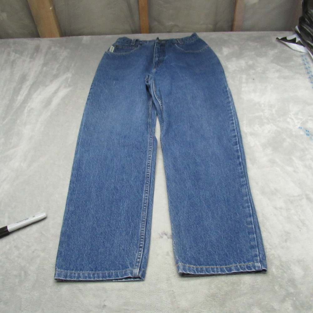 Pendleton Jeans Womens 8 Blue Denim High Waisted Straight Leg USA Made 24x29 VTG